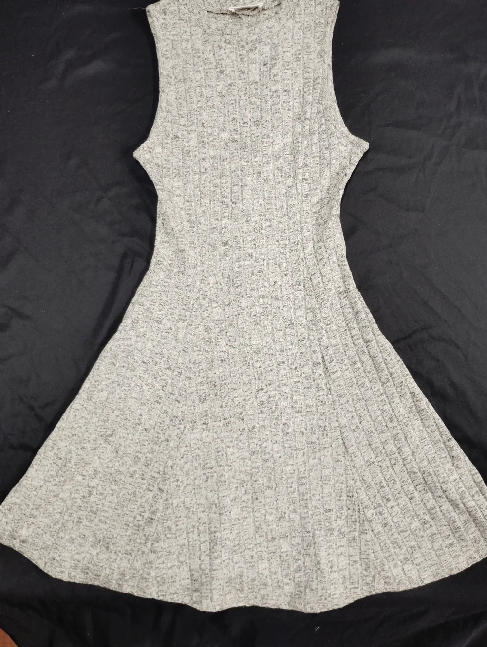 Style Rack Sleeveless Ribbed Midi Dress - Gray - Picture 1 of 5